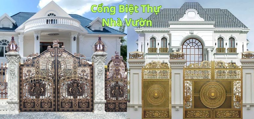 Cổng Biệt Thự Nhà Vườn