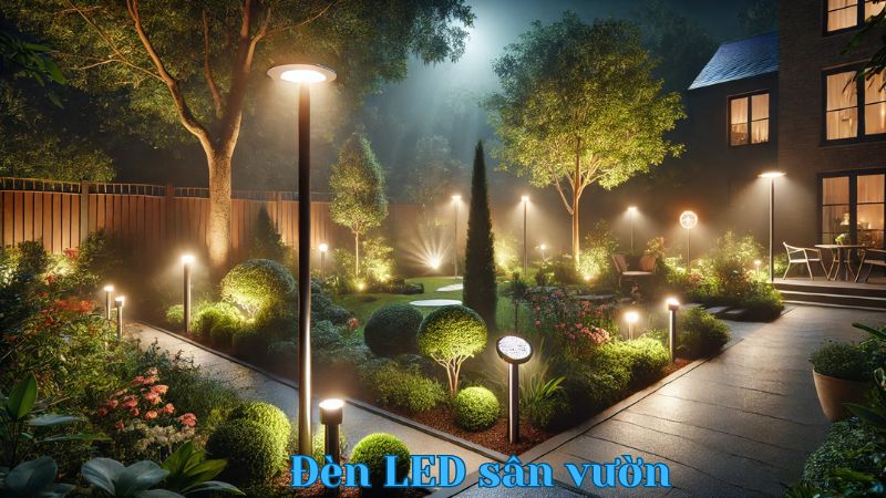 Đèn LED sân vườn