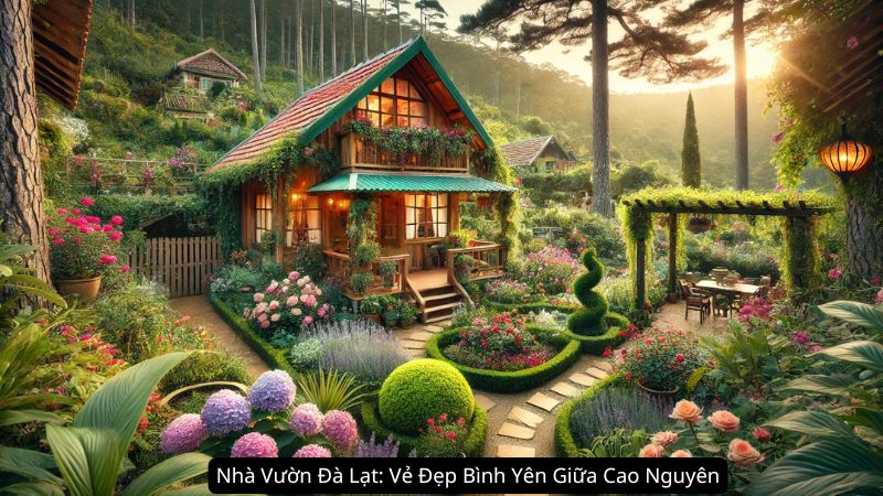 Nhà Vườn Đà Lạt: Vẻ Đẹp Bình Yên Giữa Cao Nguyên