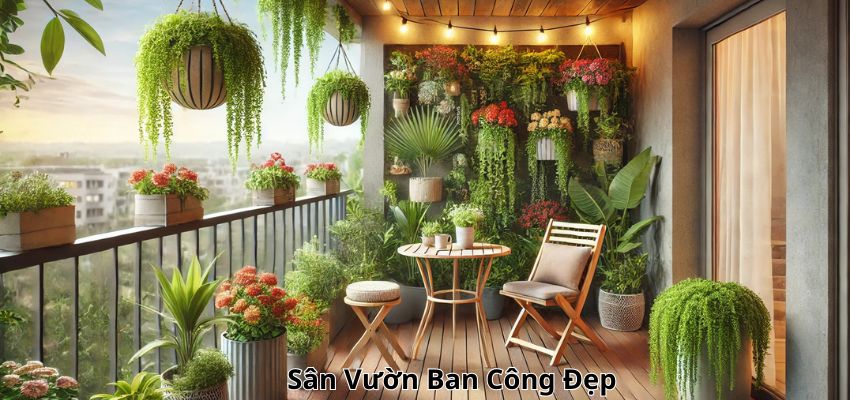 Sân Vườn Ban Công Đẹp: Ý Tưởng Thiết Kế và Trang Trí Để Tạo Không Gian Xanh Cho Ngôi Nhà